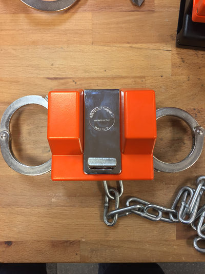 High Security Transport Box for chain style handcuffs 